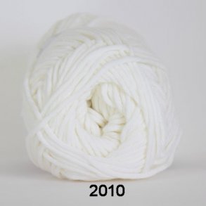 Cotton 8/8 Hjertegarn - fv 2010 R Vit