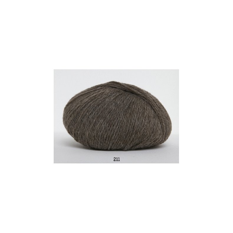 Hjerte Fine Highland Wool - ullgarn - Hjertegarn - fv 211 Ljus Brun