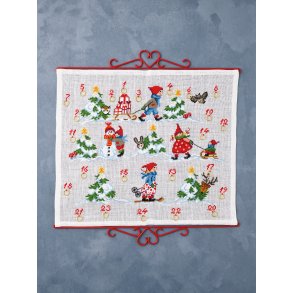 Paketkalender broderisats - 34-2231 Tomtebarn