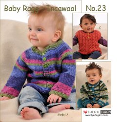 Baby strikkeopskrift Ragg og Incawoll no 23