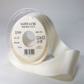 Satin bnd - Rhvid satin bnd - nr 23