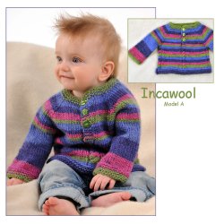 Baby strikkeopskrift Ragg og Incawoll no 23