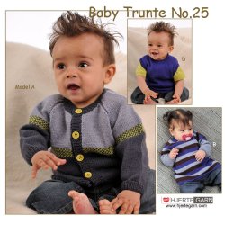Baby strikkeopskrift Trunte no 25