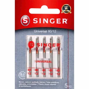 SINGER Universalnlar 80/12  5-pack symaskinsnlar