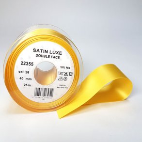  Satinband/Silkesband - Melon frgad satinband -nr 26