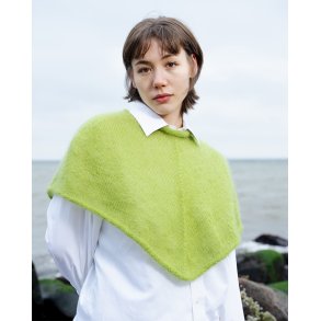 Stickmnster/stickkit - Modell 2682 Haru Poncho Hjertegarn