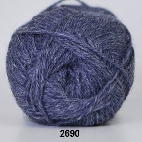 Hjerte Alpaca - Alpaca ullgarn -fv 2690 Jeans Bl