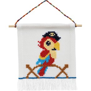 Broderi - Rknebroderi fr barn - 13-2717 Papegoja