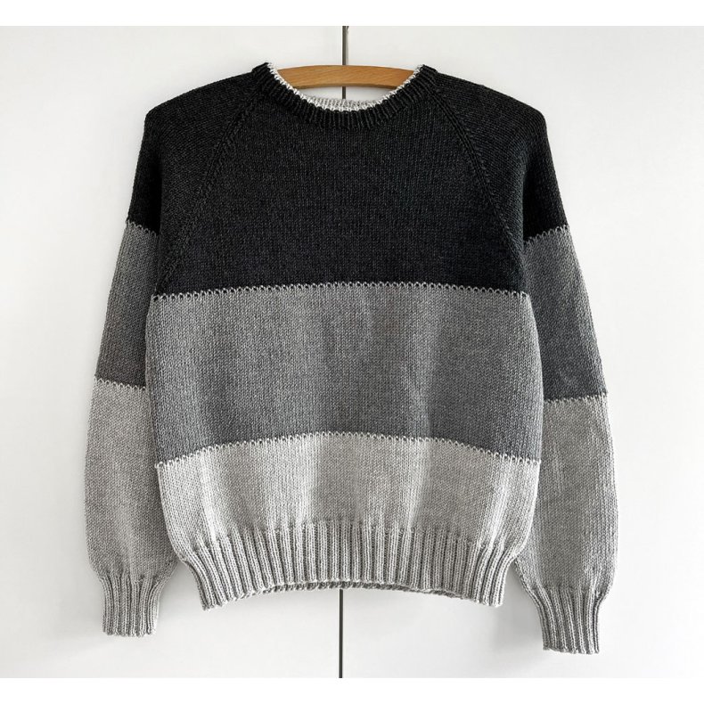 Strikkeopskrift/Strikekit Model 2749 Alva Sweater Str.(s-3xl)