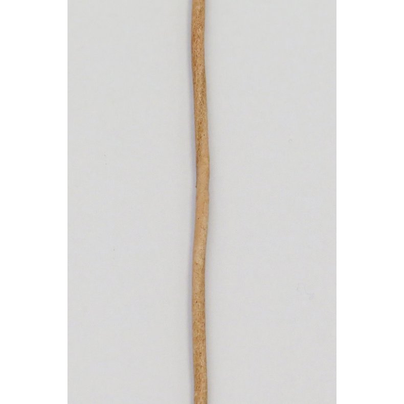 Ldersnor 2 mm Natur/Brun