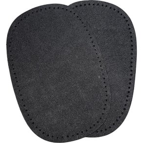 Reparationslapp - Armbgelappar/Knlappar Imiterad lder Svart  2 st 10 x 15 cm - 0090