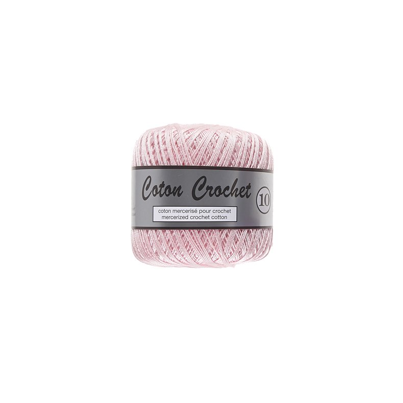 Merceriserat Bomullsgarn Coton Crochet Lammy Yarn Fv 370 Rosa