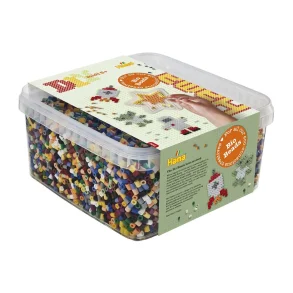Hama BIO Midi 15.000 perler med stjerneplade i b�tte