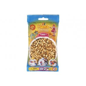 Hama midi, prlor, 1000 stk - Guld - 207-61