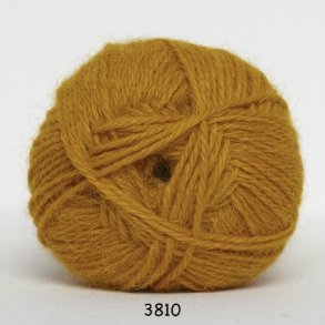 Hjerte Alpaca - Alpaca ullgarn - fv 3810 curry Gul