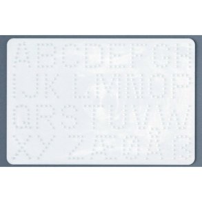 Hama samlingsplatta alfabet