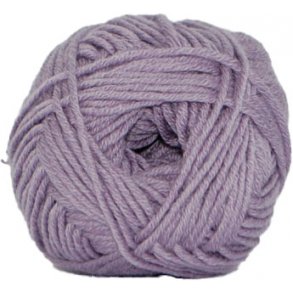 Hjertegarn Merino Cotton - fv 3906 Lys Lavendel