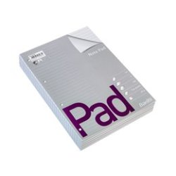 Standardblok - A4 -Linjeret - hullet toplimet