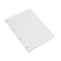 Standardblok - A4 -Linjeret - hullet toplimet