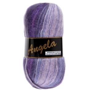 Angela Flerfarvet Garn med Mohair Lammy Fv 407