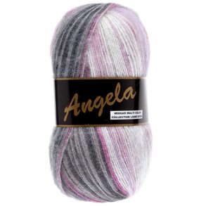 Angela Flerfarvet Garn med Mohair Lammy Fv 408