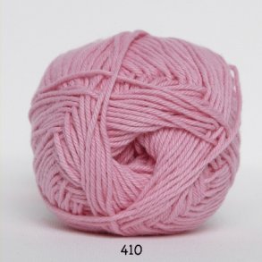 Cotton nr. 8/4 - Bomuldsgarn til hkling - fv 410 Baby Lyserd