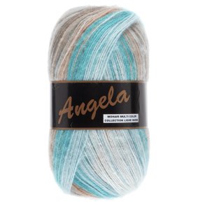 Angela Flerfarvet Garn med Mohair Lammy Fv 410
