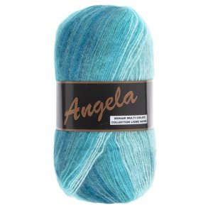 Angela Flerfarvet Garn med Mohair Lammy Fv 411