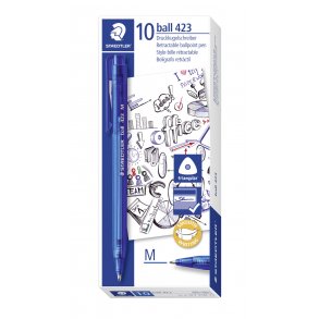 Staedtler Kuglepen - 10 stk kuglepenne