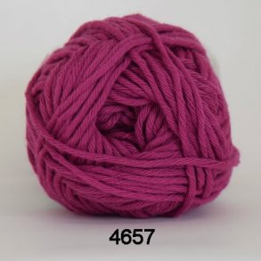 Cotton 8/8 Hjertegarn - fv 4657 Mrk Pink
