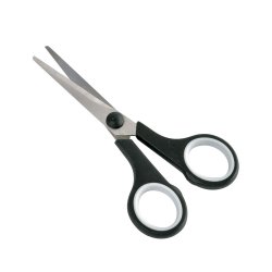 Kontor saks 75 mm sort/gr 472010