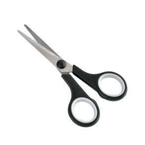 Kontor saks 75 mm sort/gr 472010