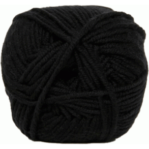 Hjertegarn Merino Cotton - fv 500 Sort