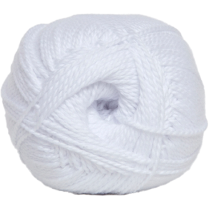 Bld Bomuld 4/2 Nr 8 Hjertegarn Grnhj Fv 31 Hvid