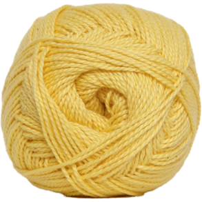 Bld Bomuld 4/2 Nr 8 Hjertegarn Grnhj Fv 70 Bleg Gul