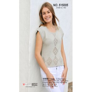 Sommarblus med hlmnster - 515005 Arezzo stickmnster