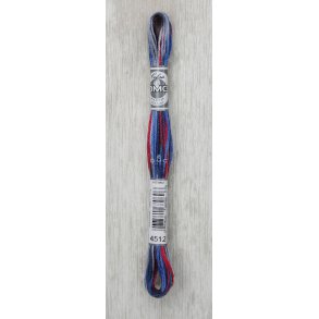 DMC Moulin&eacute; Multi Color Broderigarn Farve 4512