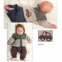 Baby strikkeopskrifter bog nr 52