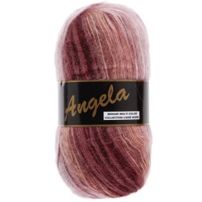 Angela Flerfarvet Garn med Mohair Lammy Fv 406