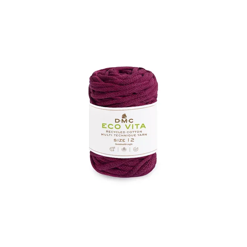 Garn DMC Eco Vita 12 250 G Fv 61 Bordeaux