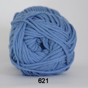 Cotton 8/8 Hjertegarn - fv 621 Bl