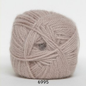 Hjerte Alpaca - Alpaca ullgarn - fv 6995 Gammal Rosa
