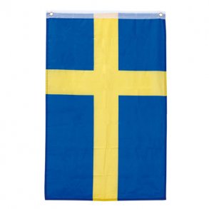 Svensk flag nylon 90 x 60 cm 1 stk