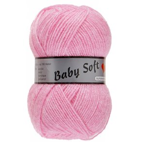 Baby Soft Garn Lammy -  Mjuk Baby Garn Fv 712 Rosa