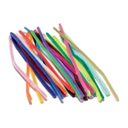 Chenille Piberenser 6 mm x 30 cm 26 stk ass - 736221