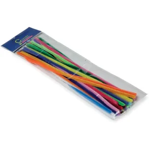 Chenille Piberenser 6 mm x 30 cm 26 stk ass - 736221