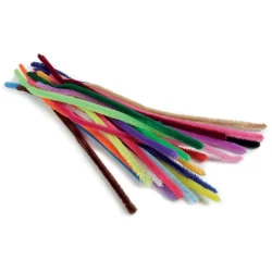 Chenille Piberenser 9 mm x 30 cm 26 stk ass - 736223