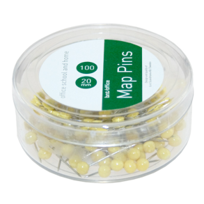 Kortnle 100 stk 20 mm Gul - 747000