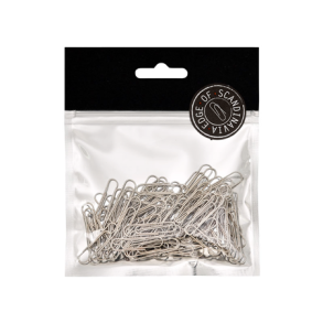 Klmma - Papper klmma 50 st 45 mm Silver 780215