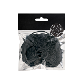 Elastiska gummiband - Svart 50 gram 781610